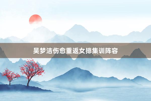 吴梦洁伤愈重返女排集训阵容